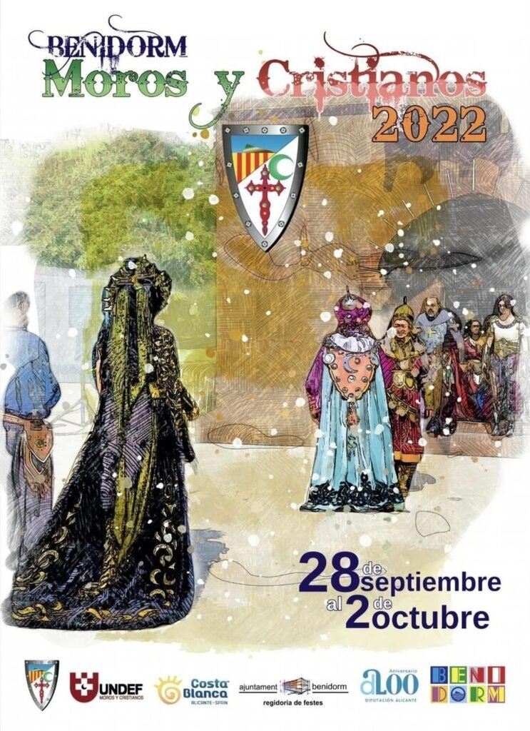Cartel Fiestas Benidorm 2022