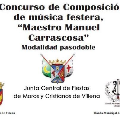 I Concurso de composición de Música Festera «Manuel Maestro Carrascosa» modalidad Pasodoble
