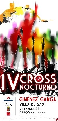 El próximo 26 de enero se celebrará en Sax el IV Cross Nocturno Giménez Ganga Villa de Sax